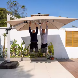Heavy-Duty Umbrella With Solar Light - Image 4