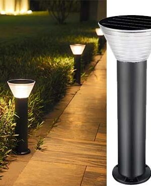 Round Bollard Solar Light