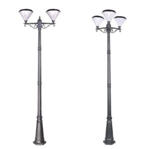 Multi-Head Solar Pole Light