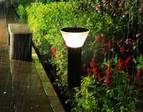 Round Bollard Solar Light - Image 2